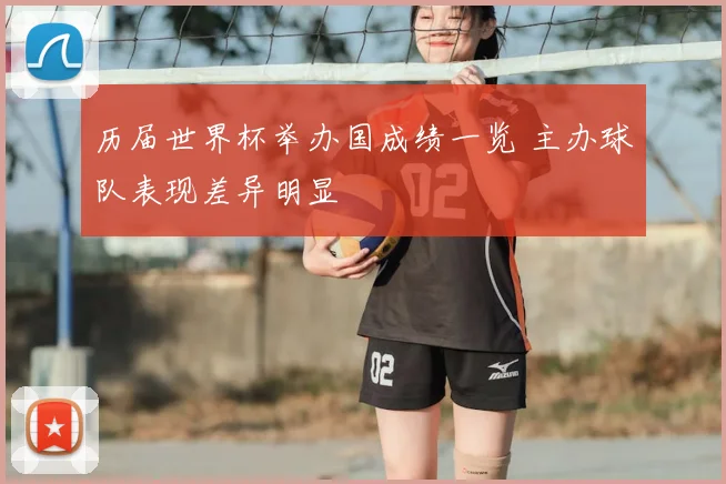 历届世界杯举办国成绩一览 主办球队表现差异明显